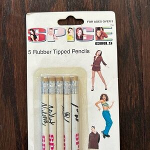 Vintage 1990's Spice Girls Pencil Set | Never Opened | Millennial Gift Idea